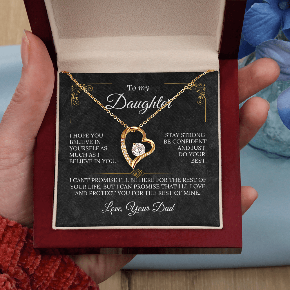To My Daughter - Stay Strong - Love Dad - Amora Necklace – Dv5