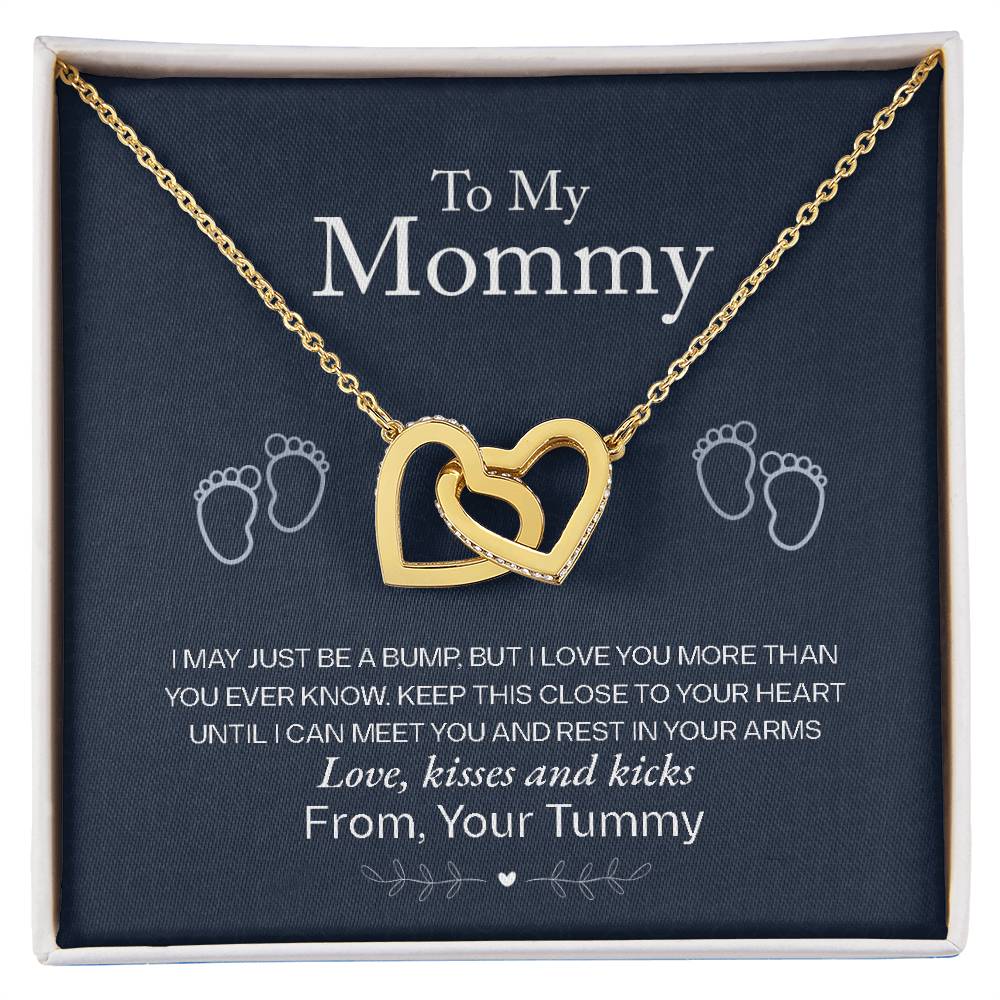 To My Mommy - Love From Your Tummy – Eternal Hearts™ Necklace