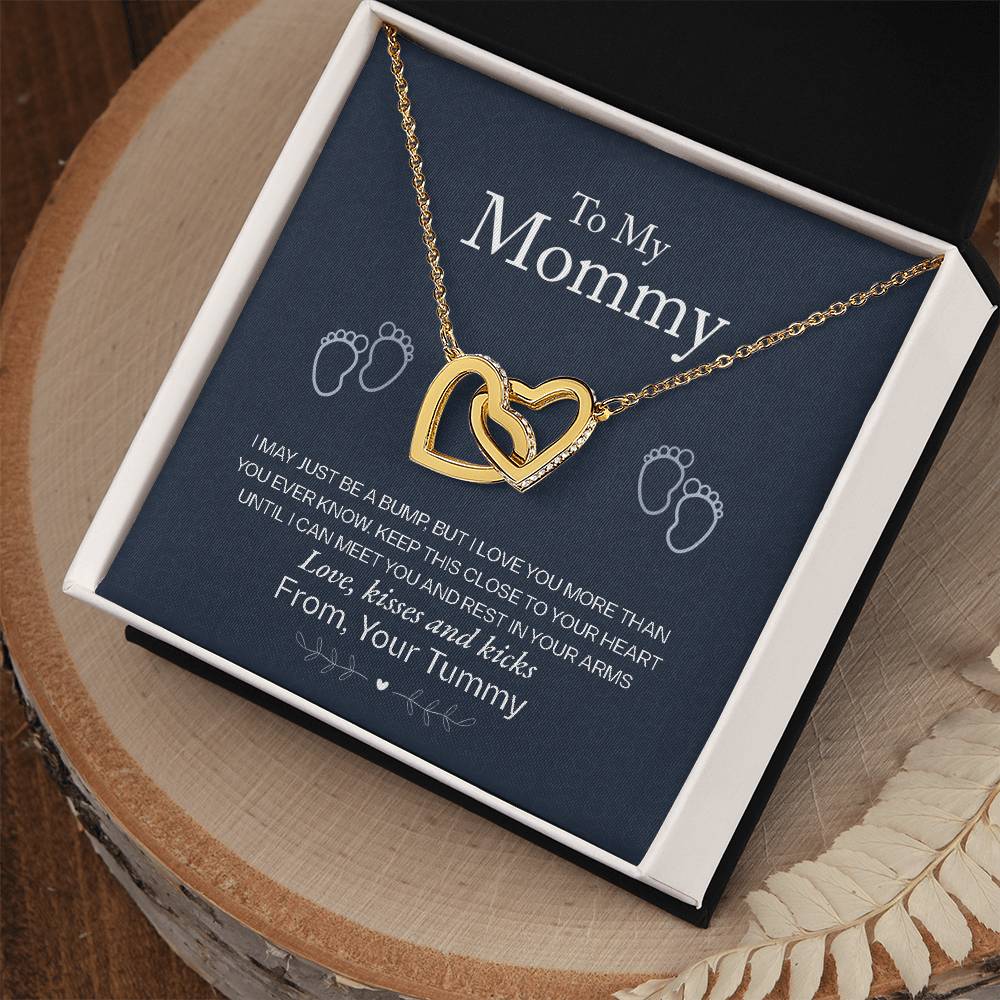 To My Mommy - Love From Your Tummy – Eternal Hearts™ Necklace