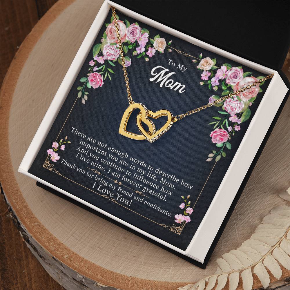 To My Mom - Thank you For Being My Friend – Eternal Hearts™ Necklace