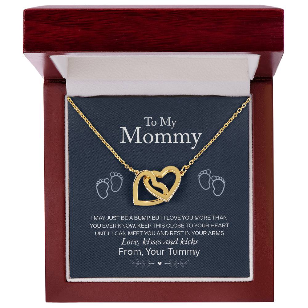 To My Mommy - Love From Your Tummy – Eternal Hearts™ Necklace