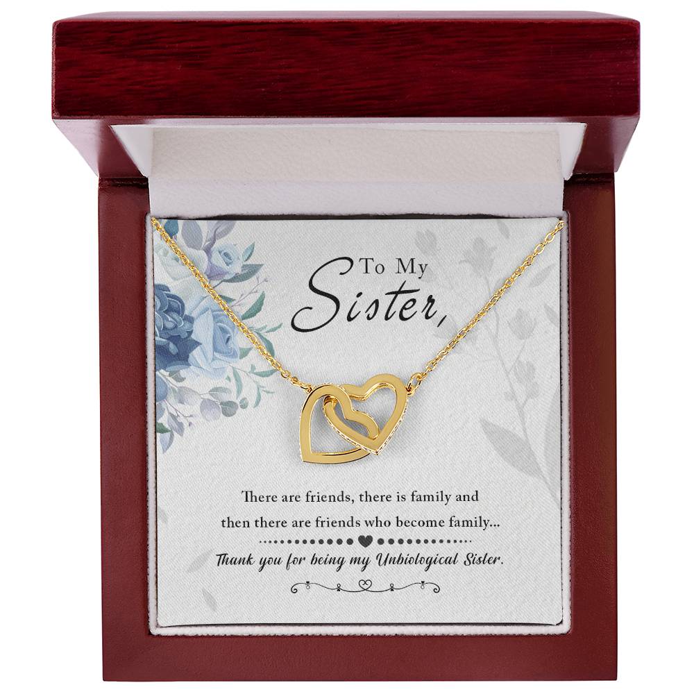 To My Unbiological Sister - Thank You For Everything – Eternal Hearts™ Necklace