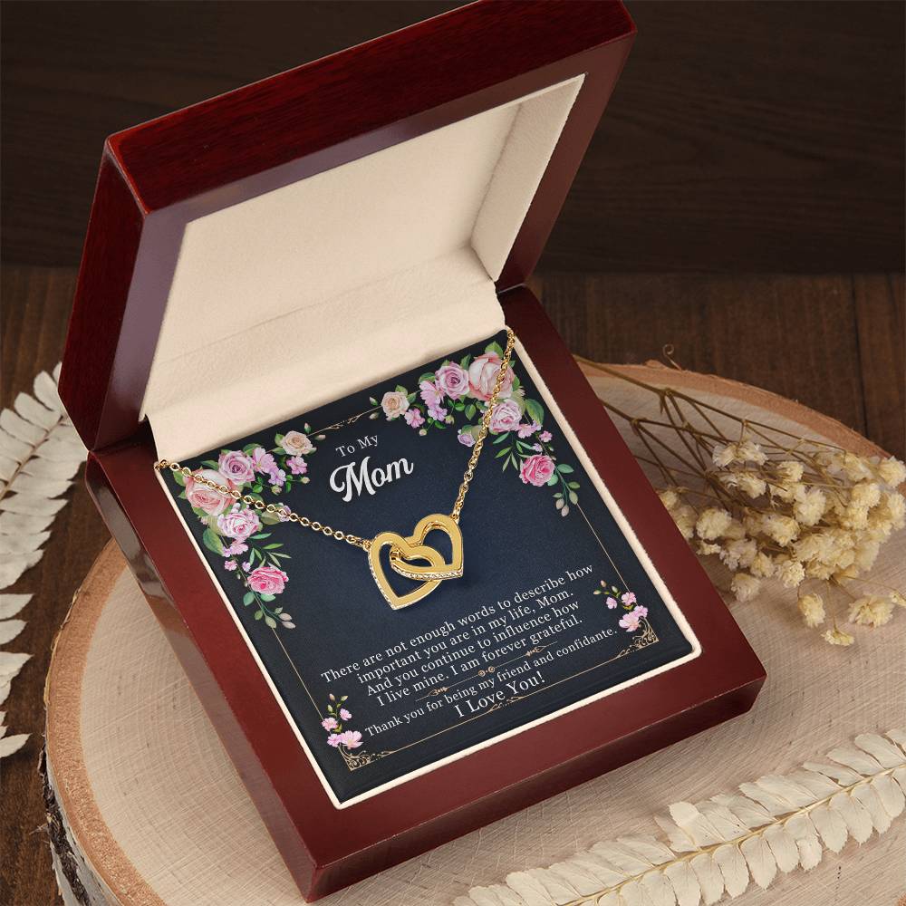 To My Mom - Thank you For Being My Friend – Eternal Hearts™ Necklace