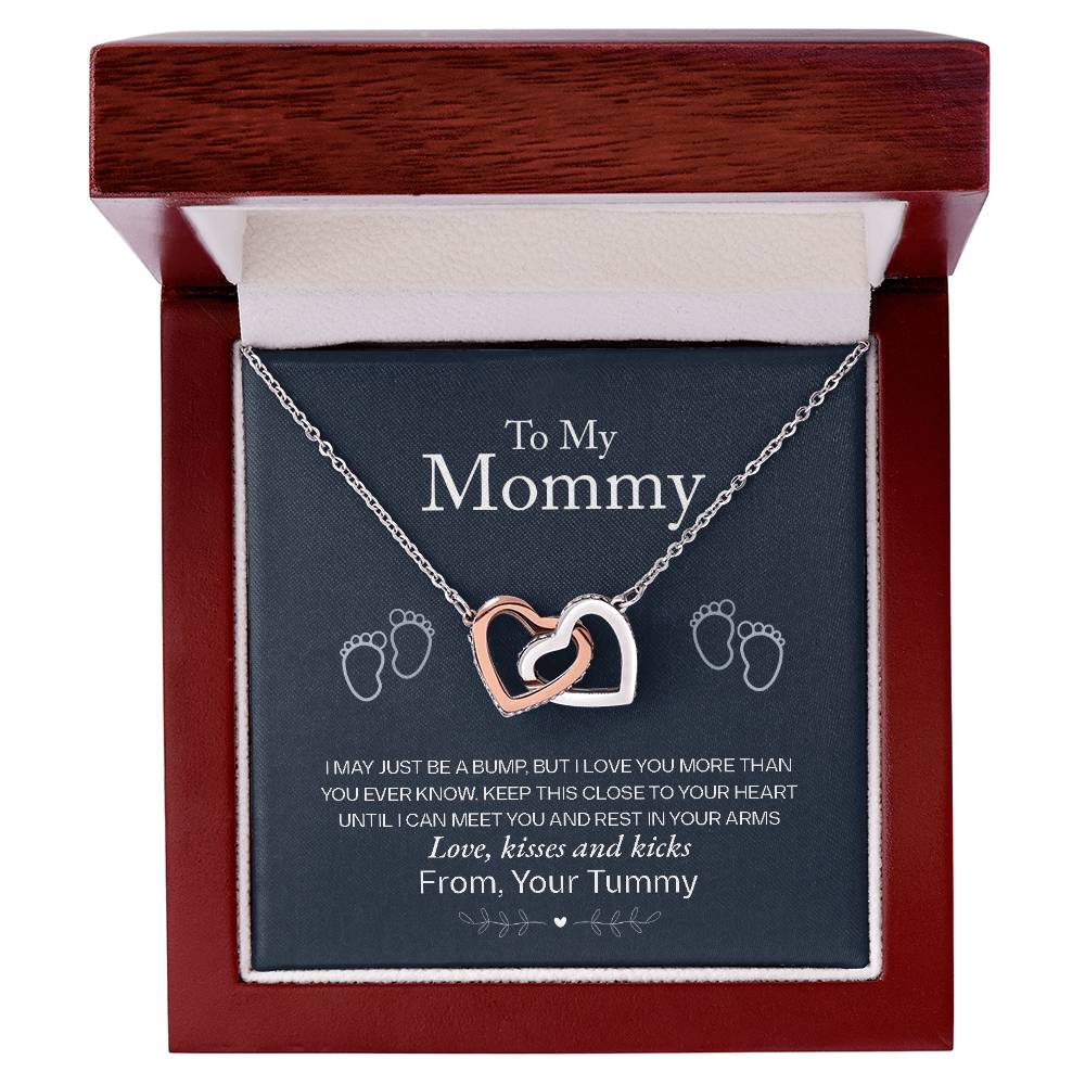 To My Mommy - Love From Your Tummy – Eternal Hearts™ Necklace