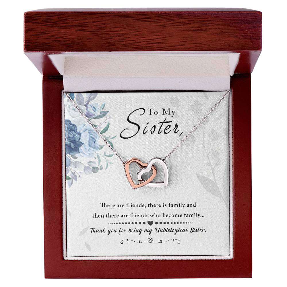 To My Unbiological Sister - Thank You For Everything – Eternal Hearts™ Necklace