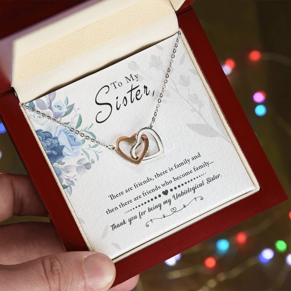 To My Unbiological Sister - Thank You For Everything – Eternal Hearts™ Necklace