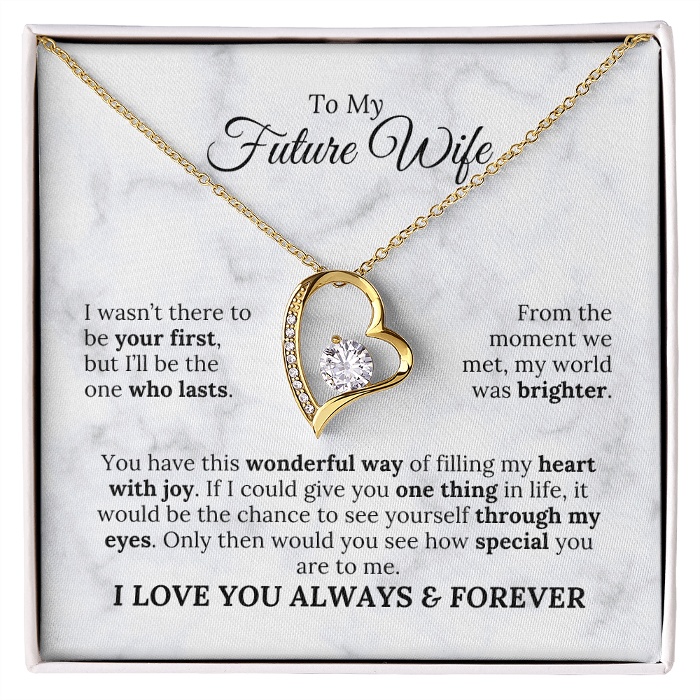 To My Future Wife - Always & Forever – Amora™ CZ Necklace