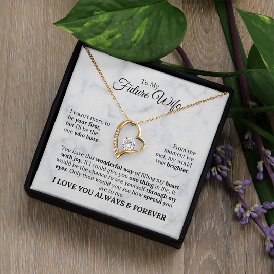 To My Future Wife - You Make My World Brighter - Amora Necklace – FWv1