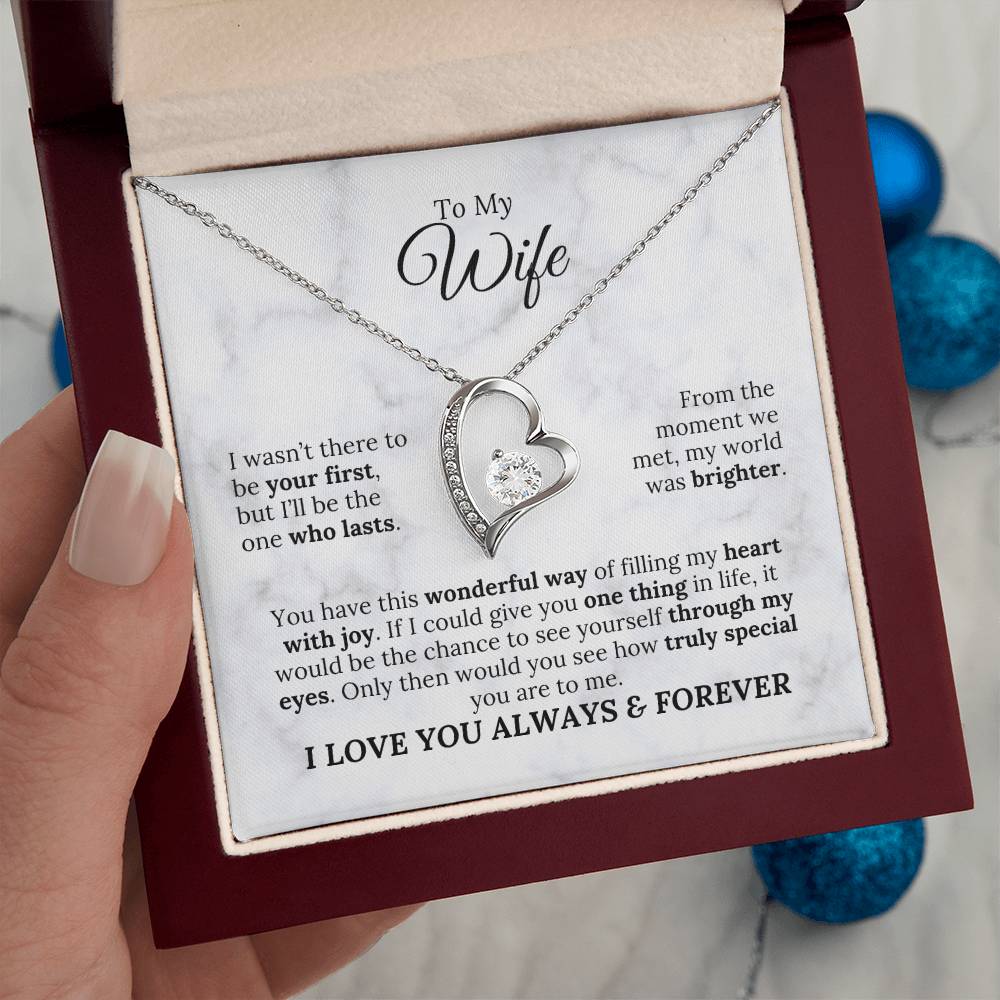 To My Wife - Always & Forever - Amora Necklace – Wv4