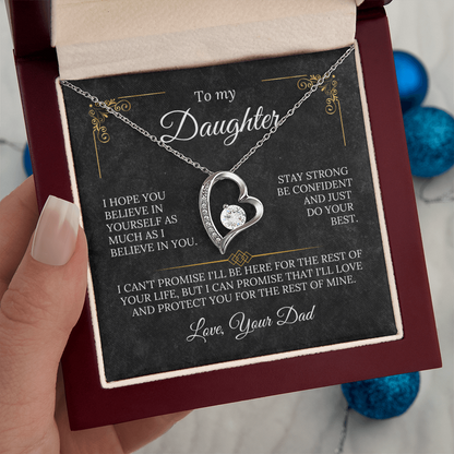 To My Daughter - Stay Strong - Love Dad - Amora Necklace – Dv5