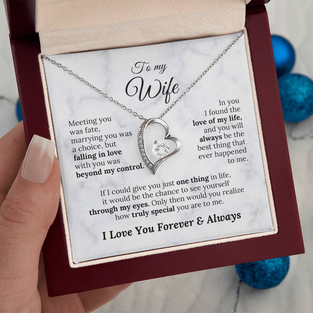 To My Wife - Meeting You Was Fate - Amora Necklace – Wv2