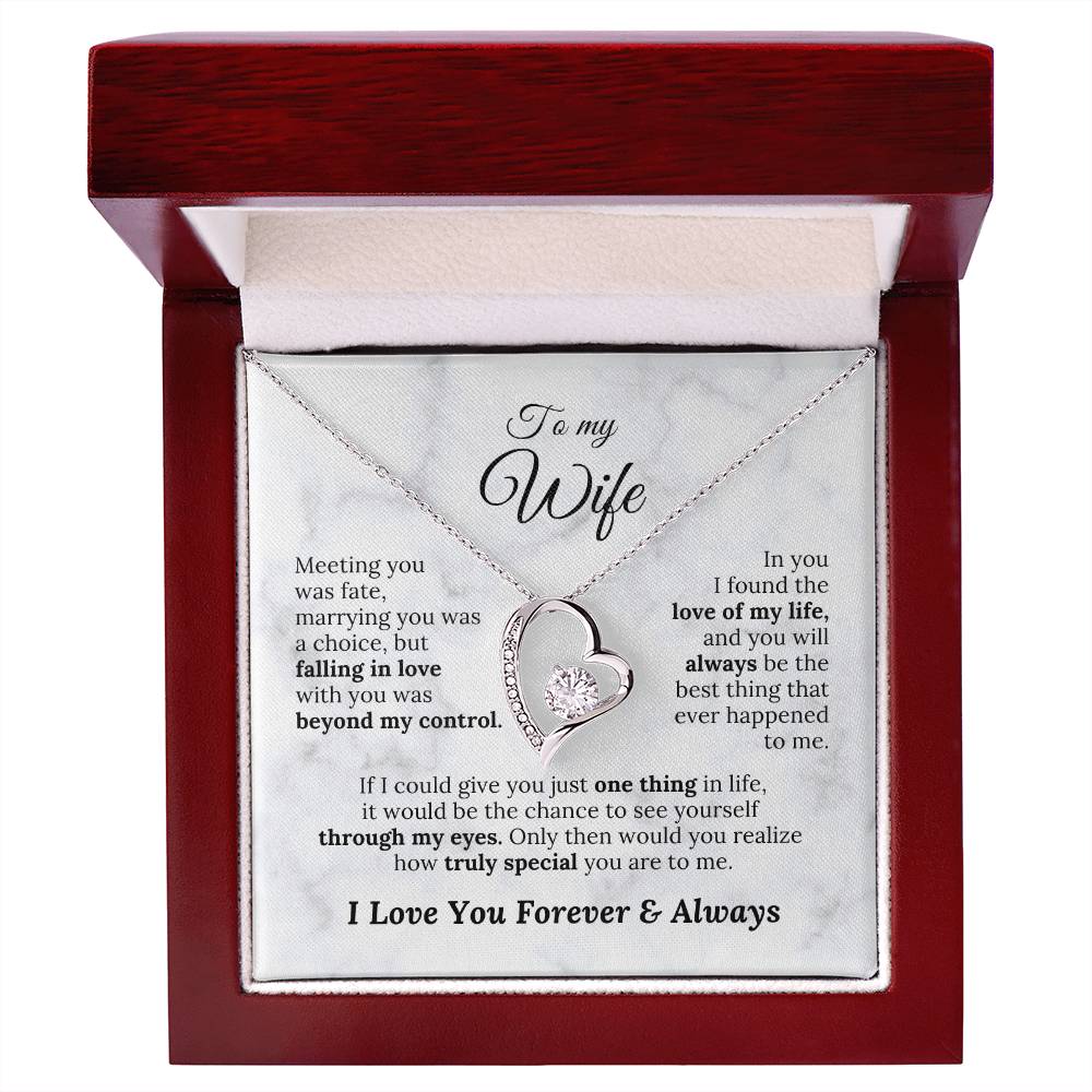 To My Wife - Meeting You Was Fate - Amora Necklace – Wv2