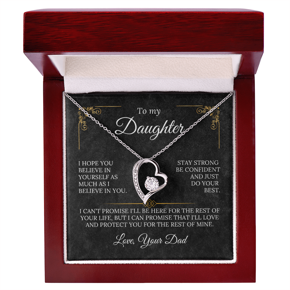 To My Daughter - Stay Strong - Love Dad - Amora Necklace – Dv5