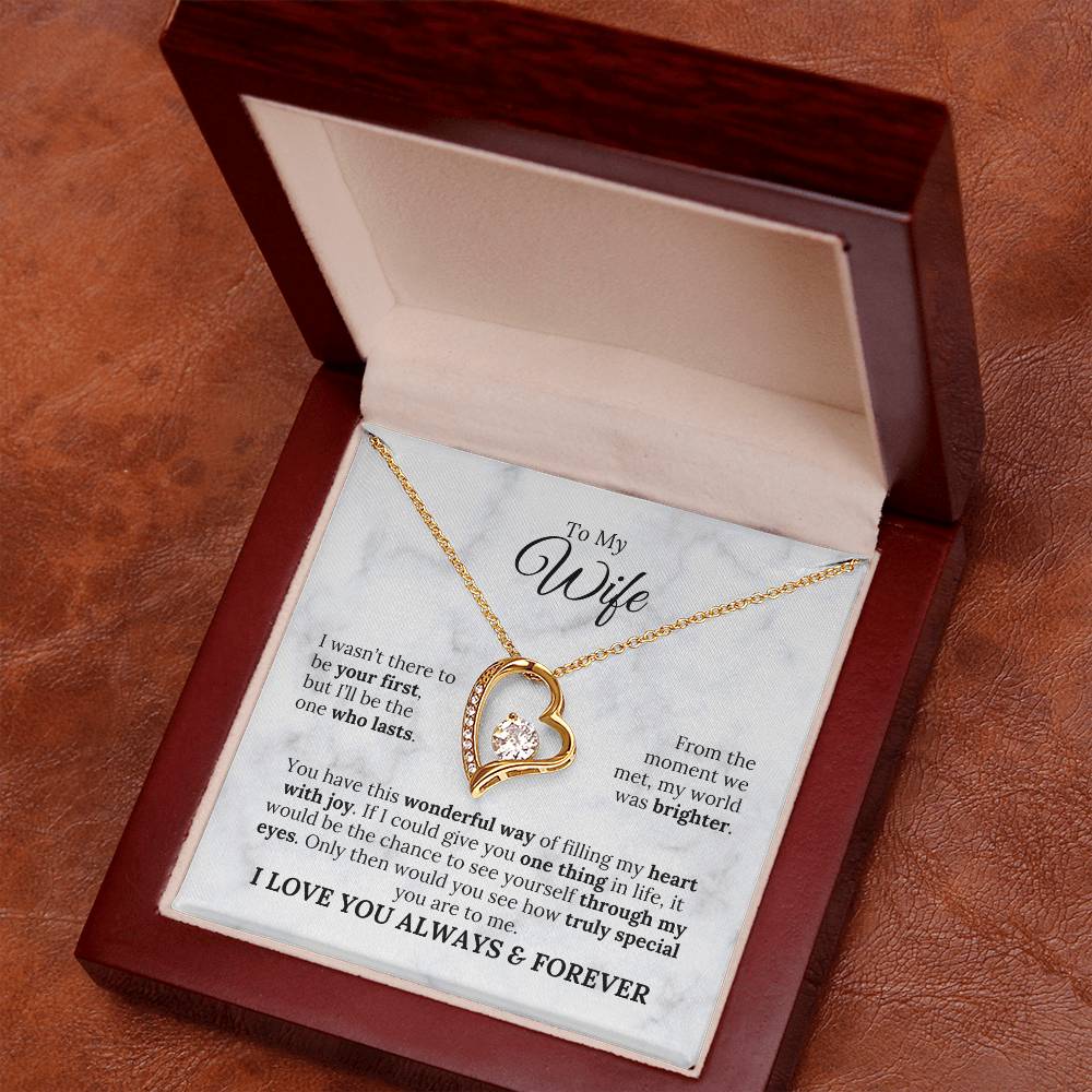 To My Wife - Always & Forever - Amora Necklace – Wv4