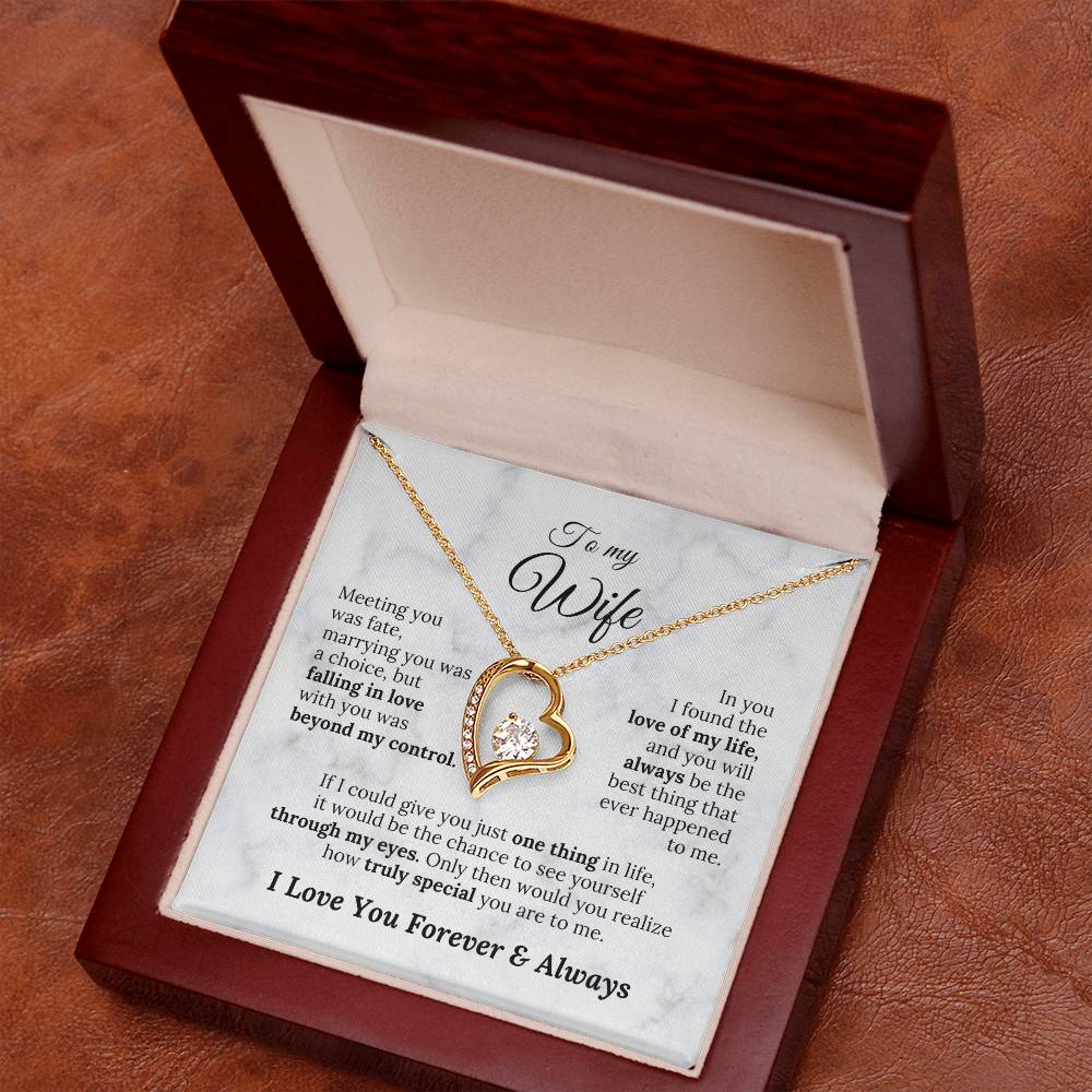 To My Wife - Meeting You Was Fate - Amora Necklace – Wv2