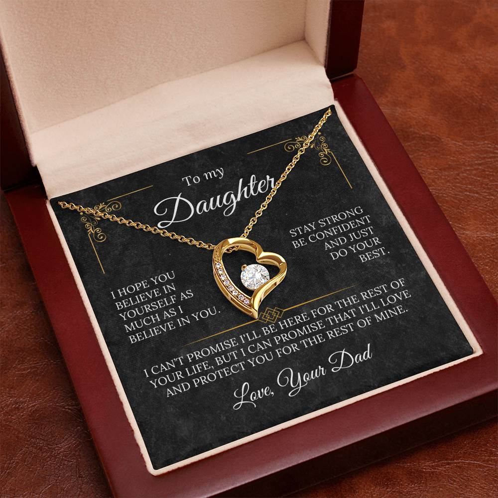 To My Daughter - Stay Strong - Love Dad - Amora Necklace – Dv5