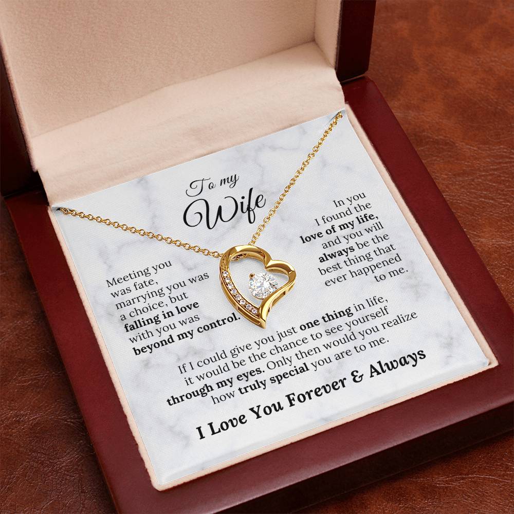 To My Wife - Meeting You Was Fate - Amora Necklace – Wv2