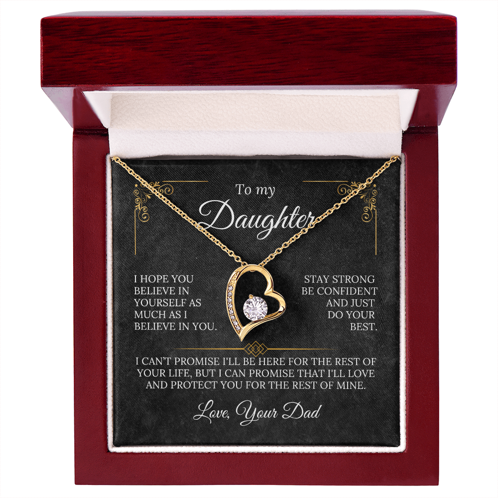 To My Daughter - Stay Strong - Love Dad - Amora Necklace – Dv5