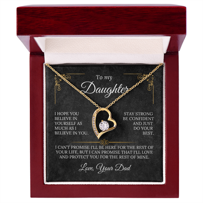 To My Daughter - Stay Strong - Love Dad - Amora Necklace – Dv5
