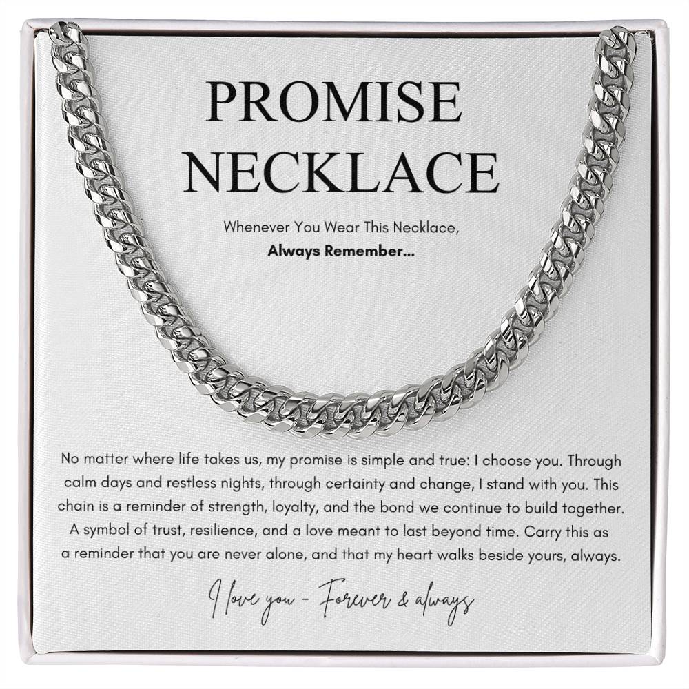 Promise Necklace For Him