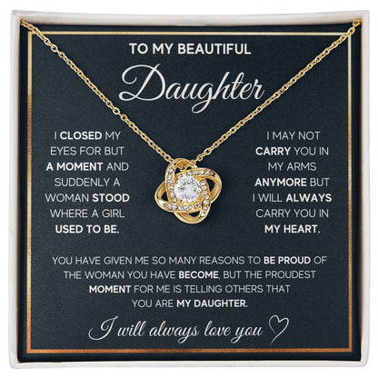 To My Daughter - You Are Always In My Heart – Celestia™ CZ Necklace