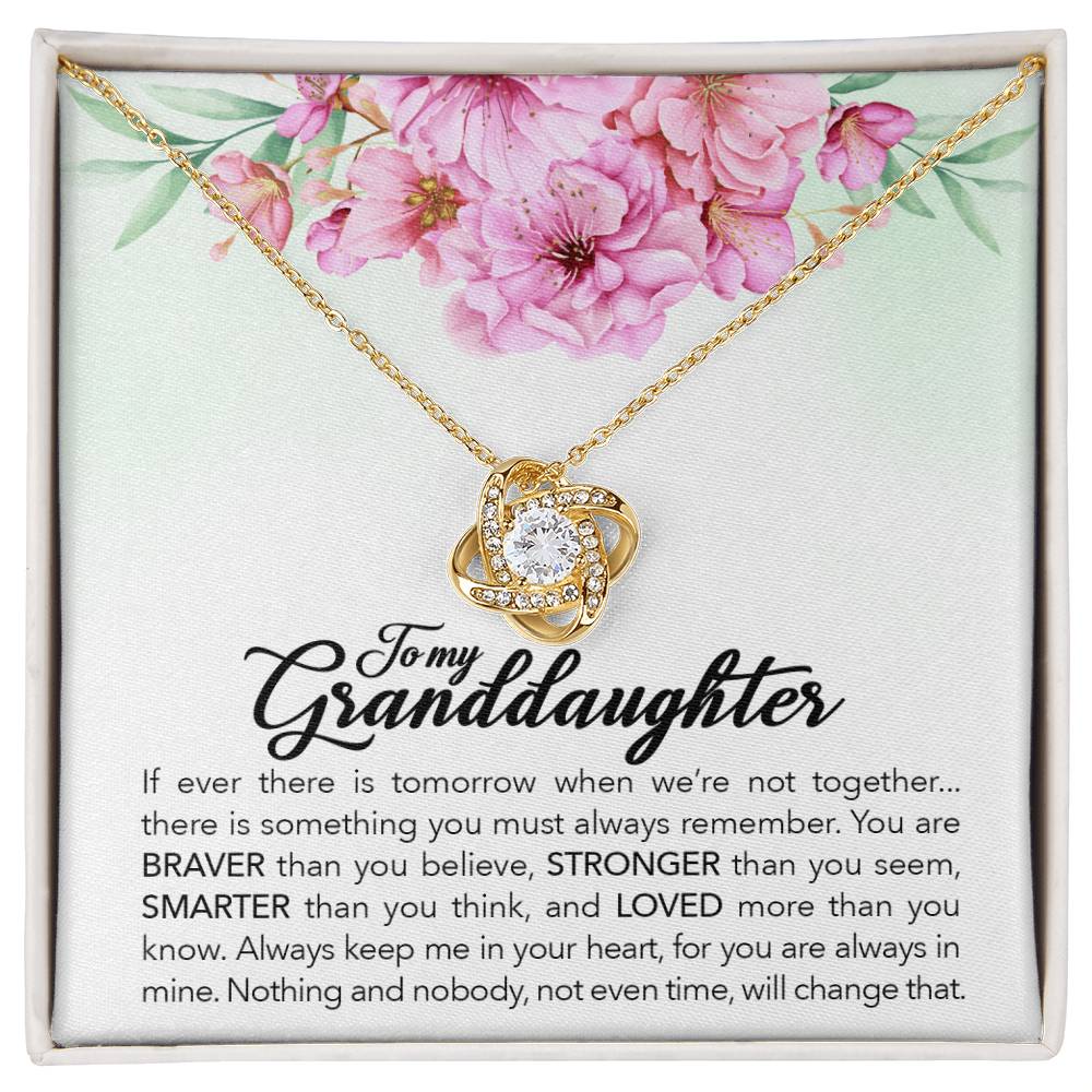 To My Granddaughter - You Are Always In My Heart – Celestia™ CZ Necklace