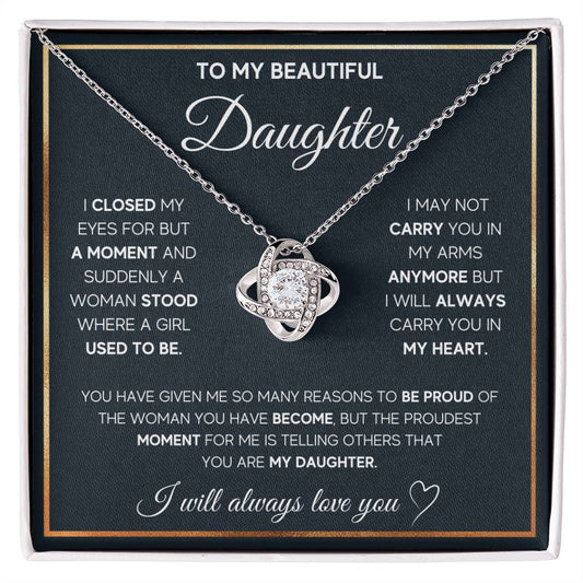 To My Daughter - You Are Always In My Heart – Celestia™ CZ Necklace