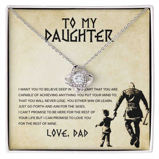 To My Daughter - You Will Never Lose - Love Dad - Celestia Necklace – Dv6