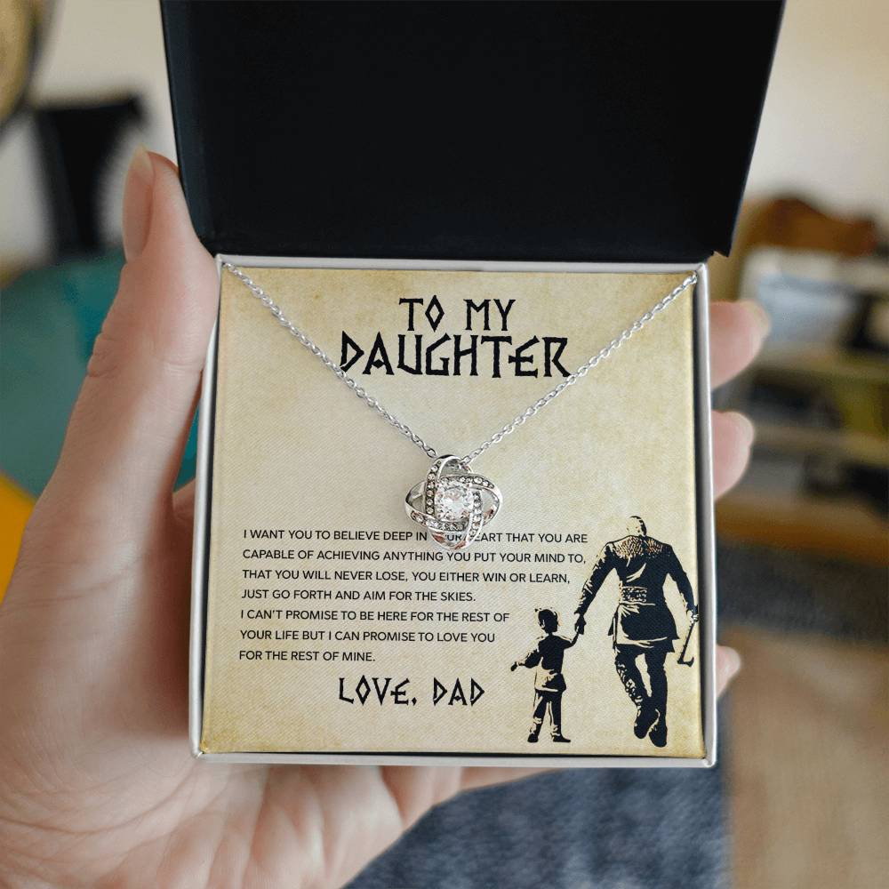 To My Daughter - You Will Never Lose - Love Dad - Celestia Necklace – Dv6