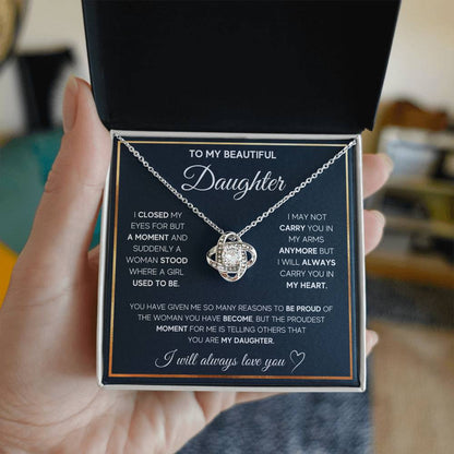 To My Daughter - You Are Always In My Heart – Celestia™ CZ Necklace
