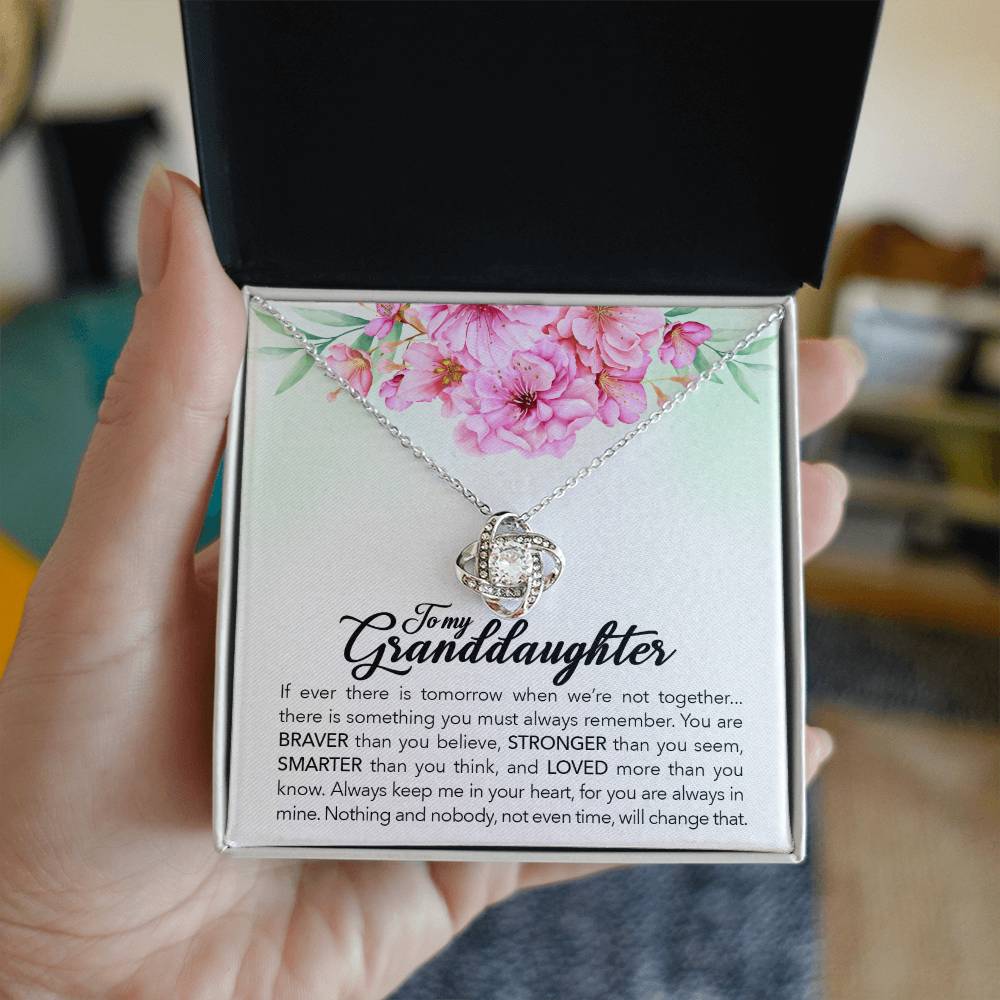 To My Granddaughter - You Are Always In My Heart – Celestia™ CZ Necklace