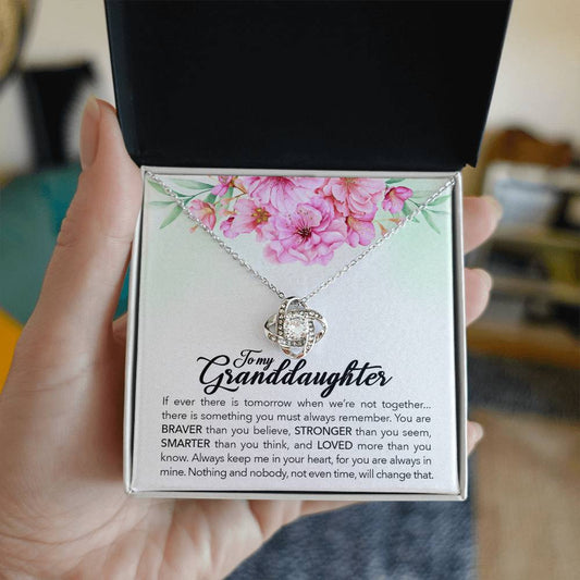 To My Granddaughter - You Are Always In My Heart – Celestia™ CZ Necklace