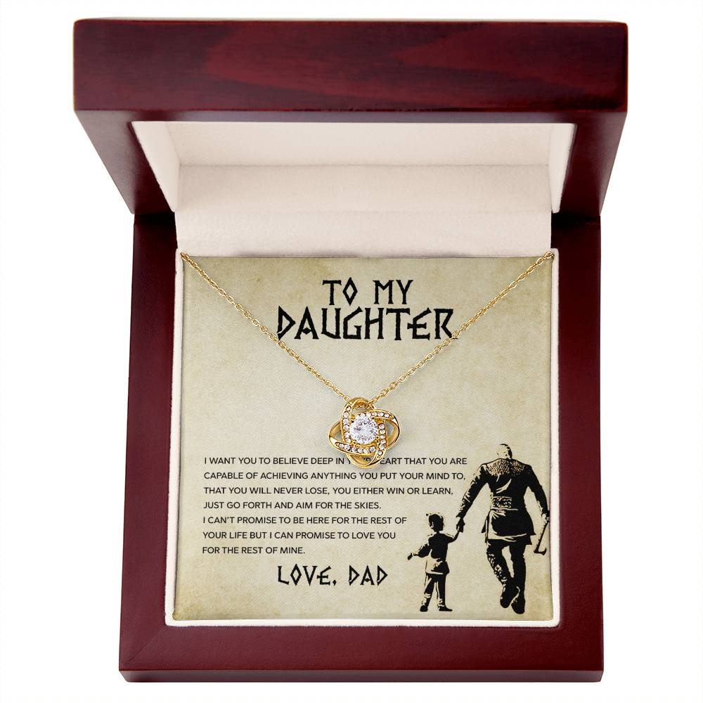 To My Daughter - You Will Never Lose - Love Dad - Celestia Necklace – Dv6