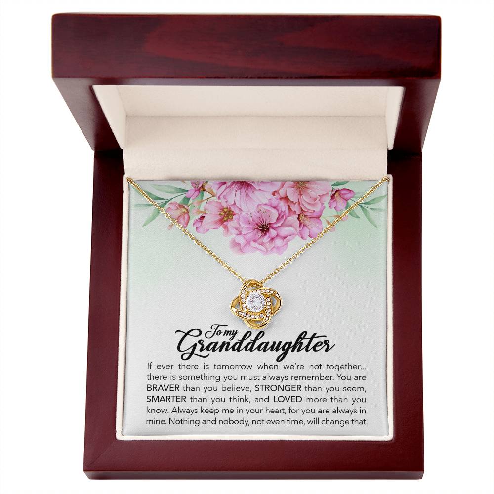 To My Granddaughter - You Are Always In My Heart – Celestia™ CZ Necklace
