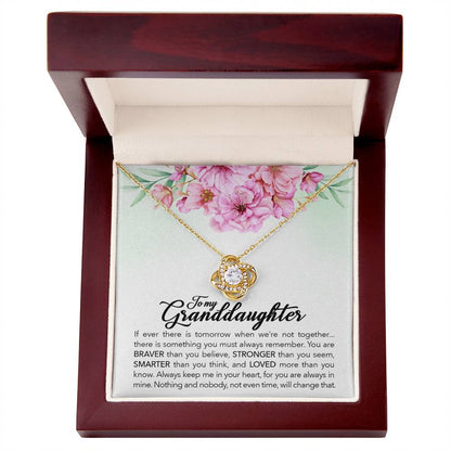To My Granddaughter - You Are Always In My Heart – Celestia™ CZ Necklace