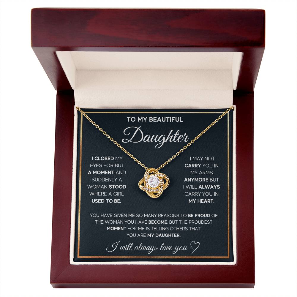 To My Daughter - You Are Always In My Heart – Celestia™ CZ Necklace