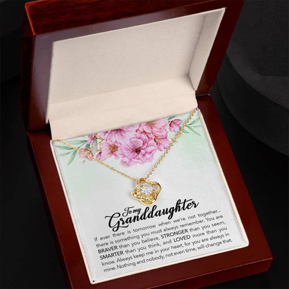 To My Granddaughter - You Are Always In My Heart – Celestia™ CZ Necklace