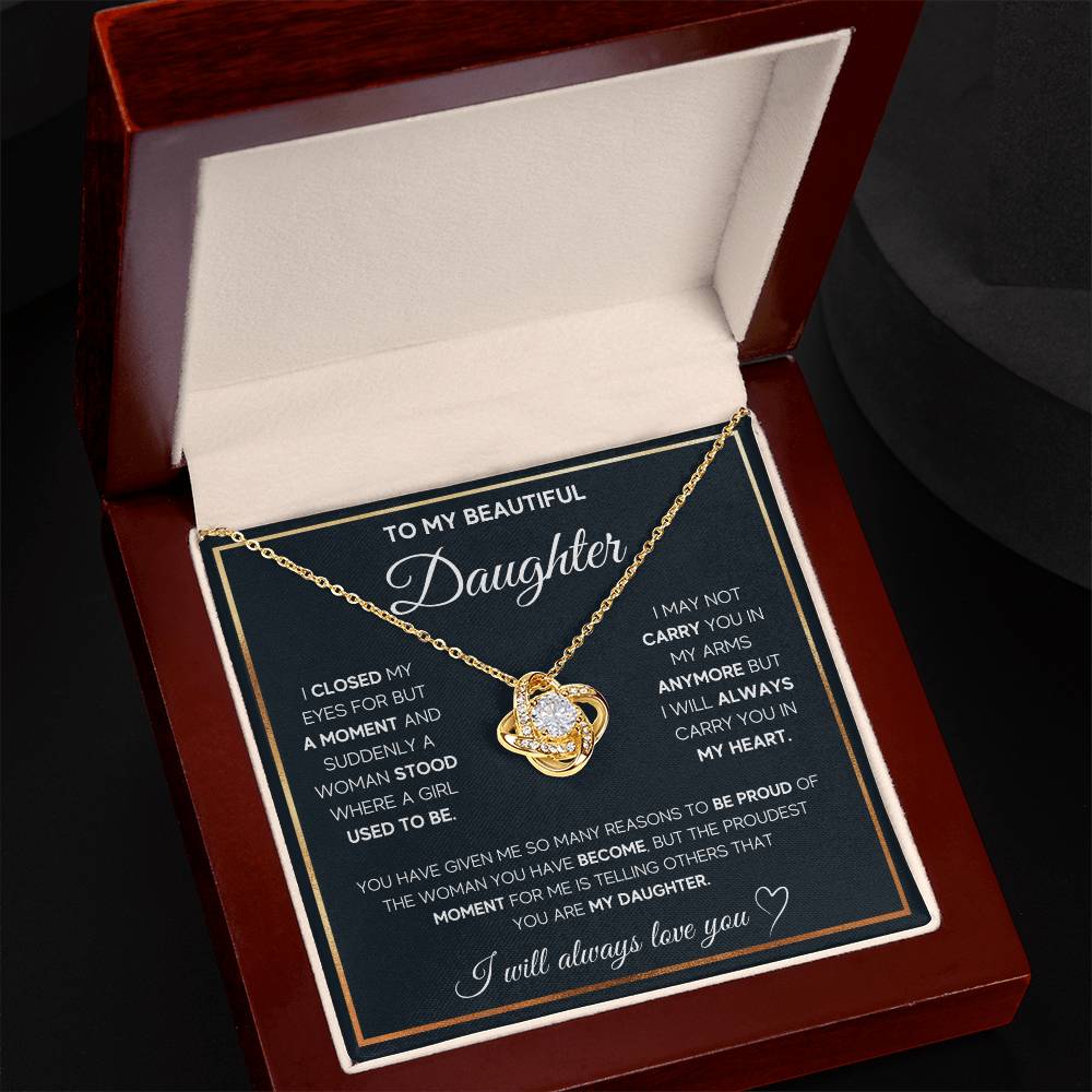 To My Daughter - You Are Always In My Heart – Celestia™ CZ Necklace