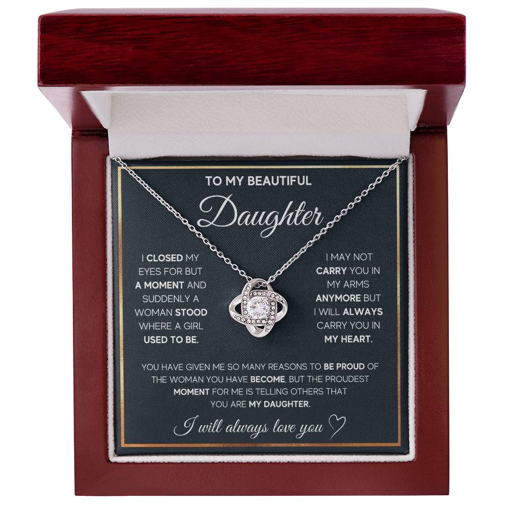 To My Daughter - You Are Always In My Heart – Celestia™ CZ Necklace