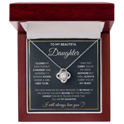 To My Daughter - You Are Always In My Heart – Celestia™ CZ Necklace
