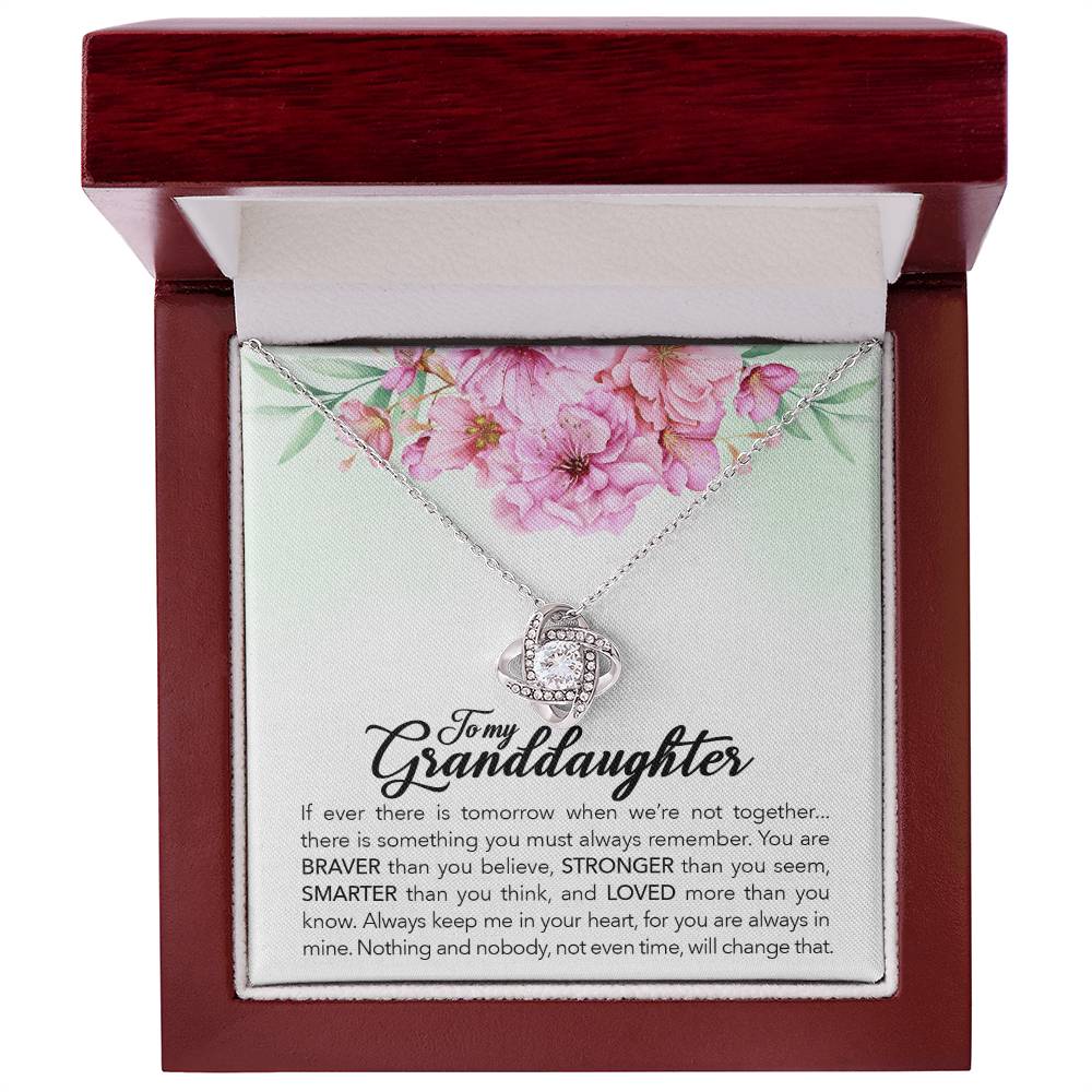 To My Granddaughter - You Are Always In My Heart – Celestia™ CZ Necklace