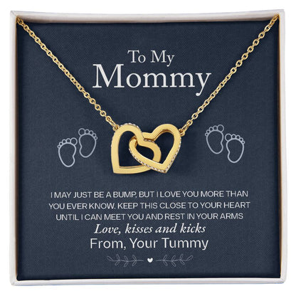 To My Mommy - Love From Your Tummy – Eternal Hearts™ Necklace