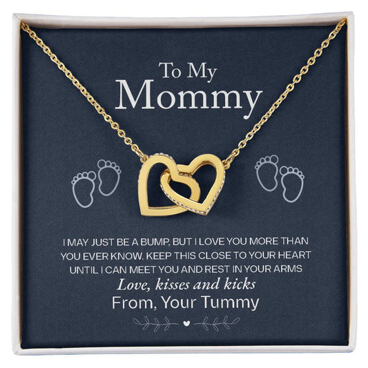 To My Mommy - Love From Your Tummy – Eternal Hearts™ Necklace