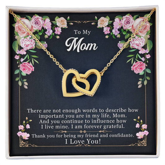 To My Mom - Thank you For Being My Friend – Eternal Hearts™ Necklace