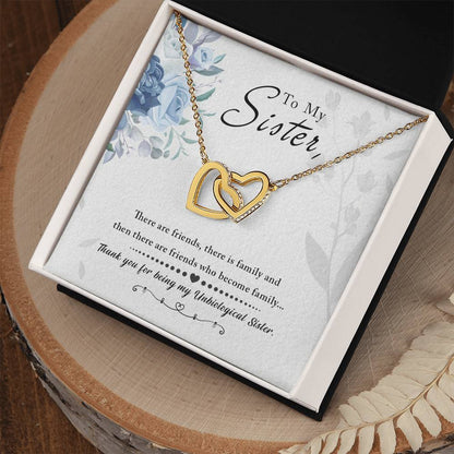 To My Unbiological Sister - Thank You For Everything – Eternal Hearts™ Necklace