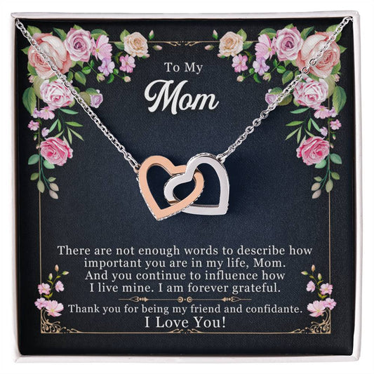 To My Mom - Thank you For Being My Friend – Eternal Hearts™ Necklace