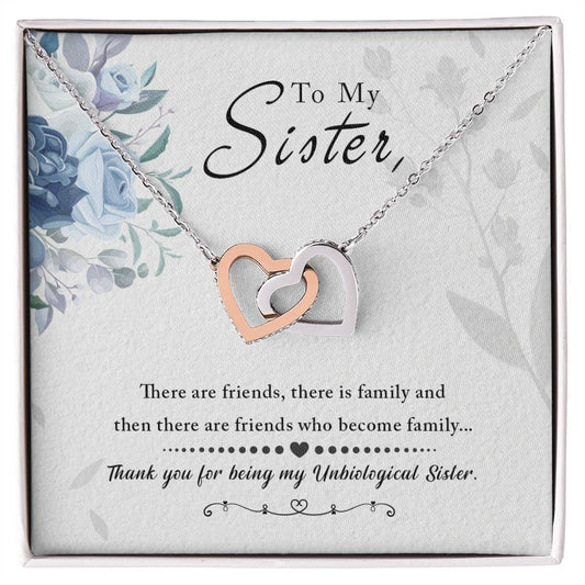 To My Unbiological Sister - Thank You For Everything – Eternal Hearts™ Necklace