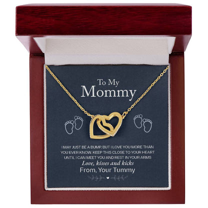 To My Mommy - Love From Your Tummy – Eternal Hearts™ Necklace