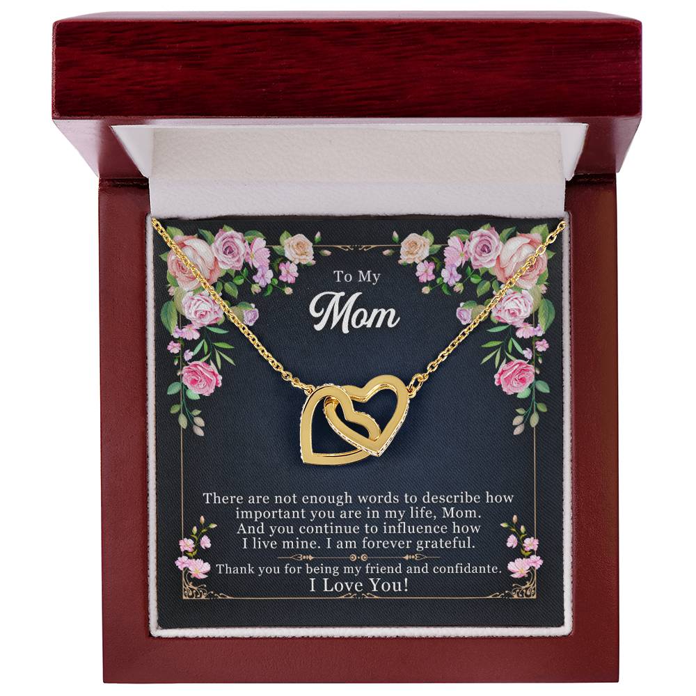 To My Mom - Thank you For Being My Friend – Eternal Hearts™ Necklace