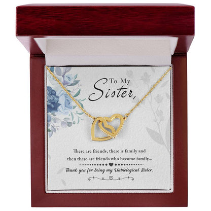 To My Unbiological Sister - Thank You For Everything – Eternal Hearts™ Necklace
